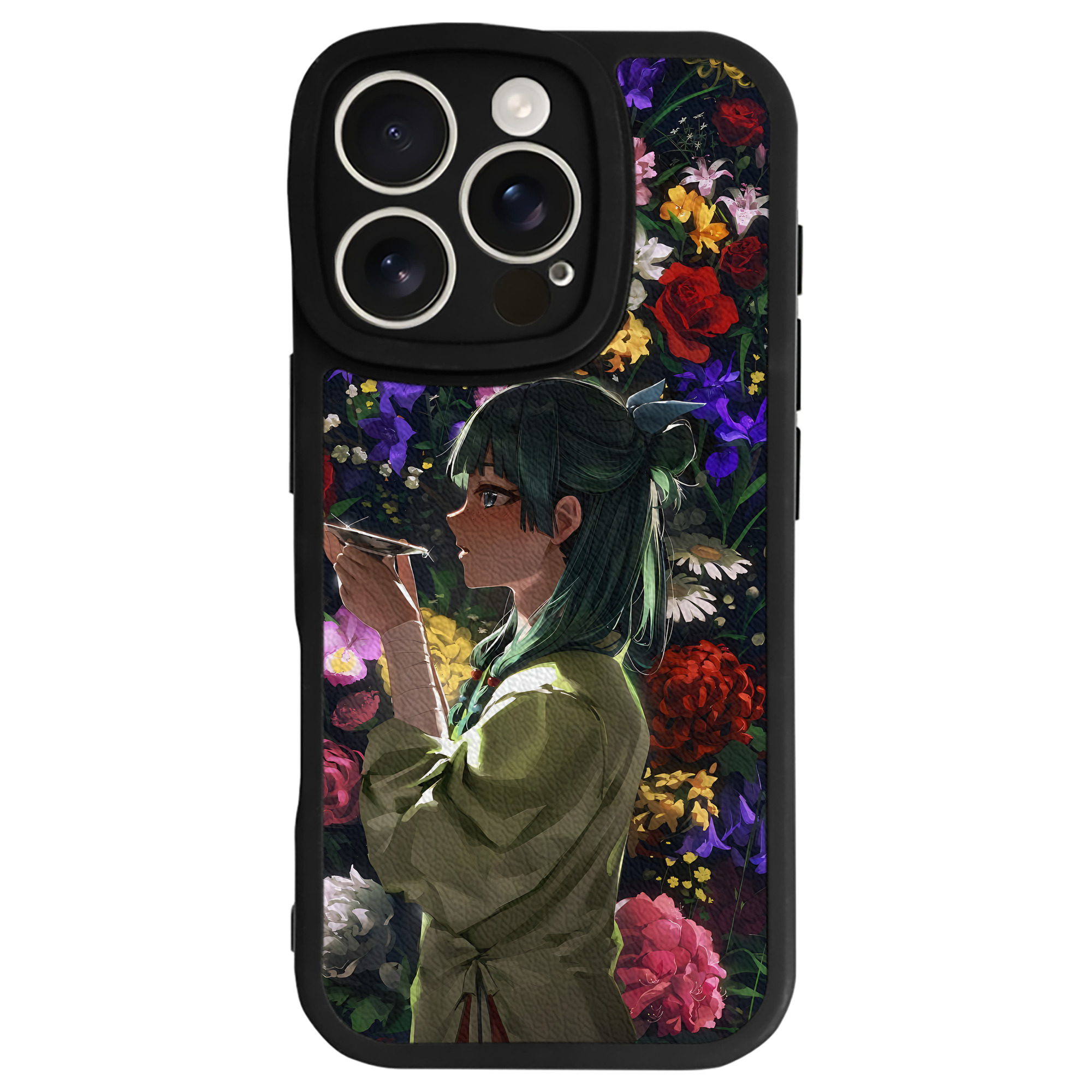 （画像用） 薬屋のひとりごと The Apothecary Diaries 【iPhone 16シリーズ対応】シリコンスマホケース（レザー調） 材質：シリコン